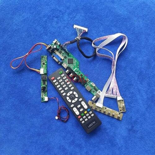 Signal Analog Screen controller board 1920*1080 30 Pin LVDS For M215HGK/M215HJJ/M215HJK LCD/LED HDMI-compatible USB VGA DIY Kit