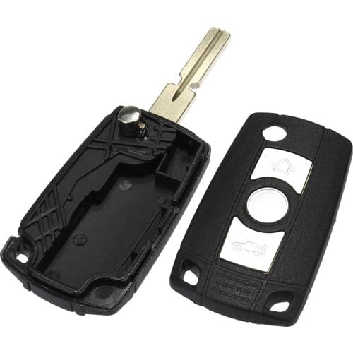 Folding Flip Car Remote Key Fob Case Shell for BMW 3 5 7 Series Z3 Z4 E38 E39 E46 X5