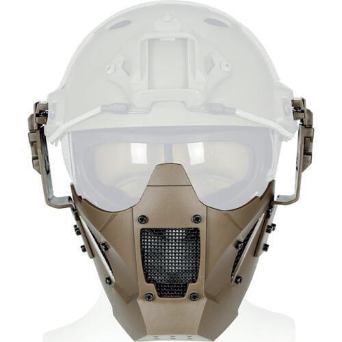 Airsoft Sports Tactical Paintball Mask Half Face Metal Steel Mesh Masks Military Equipment CS Wargame Hunting Protective Mask