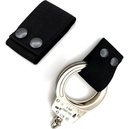 Tactical Handscuff Strap for Belt Portable Police Duty Button Lanyard Nylon Multifunctional Waist Hanger