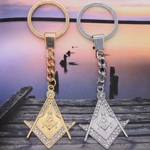 Triangle Shape Islamic Allah Symbol Charm Keychain Religious Muslim Series Keychain Bag Pendant Car Key Accessories