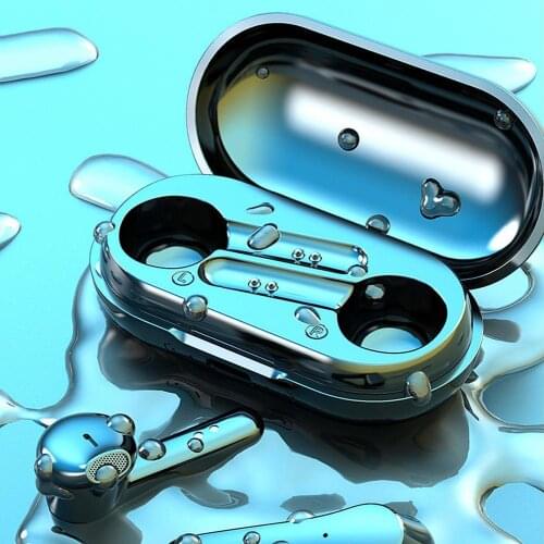 LB-20 TWS Bluetooth 5.0 Mini Waterproof Wireless Touch Control Noise Reduction High Quality Sound In-Ear Sports Earphones