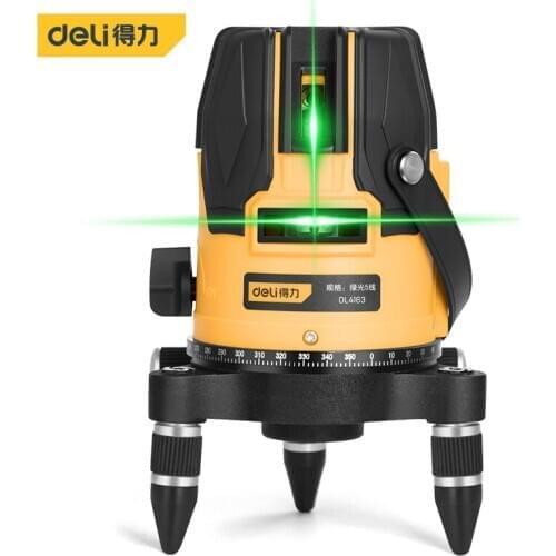 Deli Laser leveling device Laser line projector tools for construction 5 Lines Self-Leveling Super Powerful Laser Beam Line