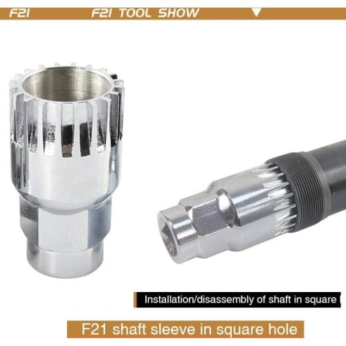 Bicycle Bottom Bracket Removal Repair Tool 20 Teeth Bike Sleeve Square Hole Center Shaft Installation Tools
