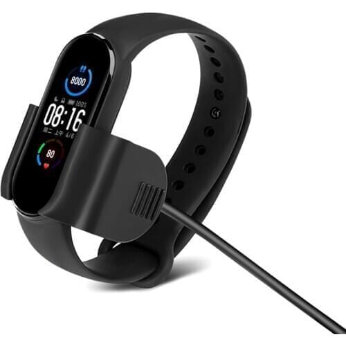 Charger Cable For Mi Band 5 Smart Wristband Bracelet Charging Wire For Xiaomi Miband 5 Charger Clip Adapter Strap Charge Dock