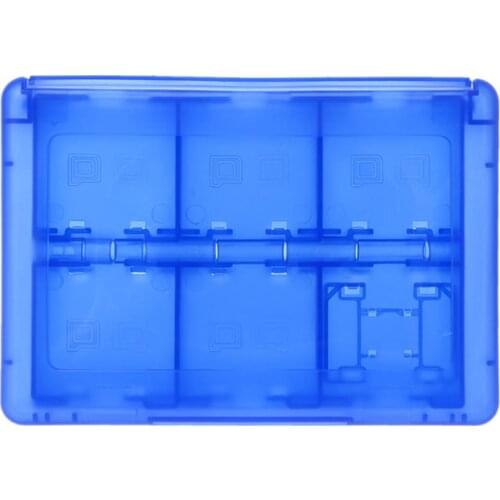 24 in 1 Protective Case Game Cards Cartridge Holder Storage Box Organizer Shockproof Shell Portable for Switch 3DS 2DS/DS