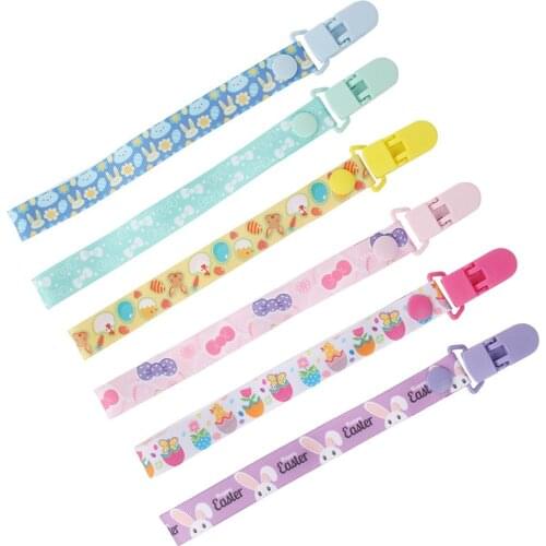 1pcs Pacifier Chain Cute Baby Clips Comfortable Material Dummy Clip Holder Nipples Children Cartoon Pacifier Clip Soother Holder
