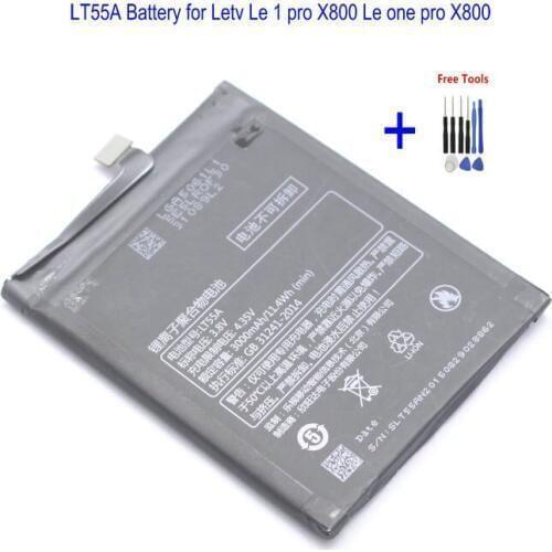 1x 3000mAh LT55A Replacement Battery For Letv Le 1 pro X800 Le one pro X800 batteries+ Repair Tool Kits