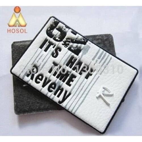 2014 eco-friendly washable real sale used clothings custom leather labels,jeans labels,leather patch free shipping worldwide