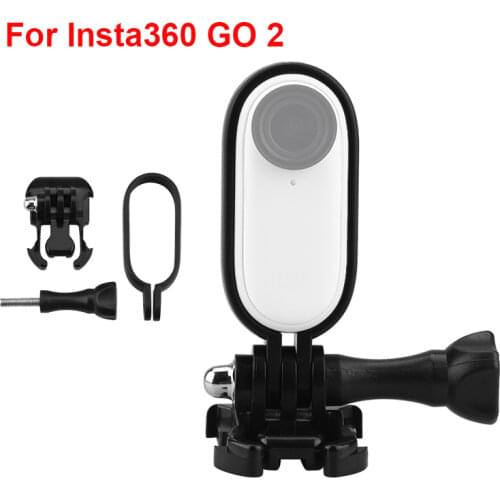 Insta360 GO 2 Protective Frame 1/4 Mount Adapter Adjustable Angle Bracket Stabilizer For Insta360 Go2 Protector Holder Accessory