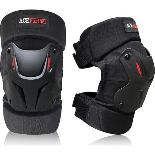 Two piece set black motorcycle knee protector Men cycling bike sports Knee pads Bandage basketball power knee brace rodilleras