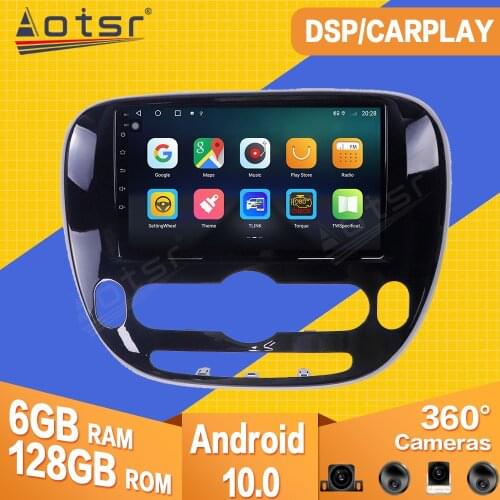 For KIA SOUL 2 2013 2014-2019 Android 10 Car Tape Radio Recorder Multimedia Player Stereo GPS Navi Video PX6 Head Unit No 2 Din