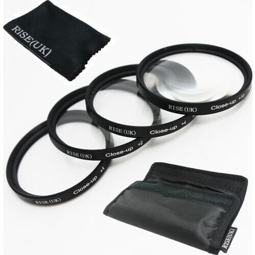 Macro Close Up Lens filter +1+2+4+10 Filter Kit 67mm for canon nikon sony pentax dslr camera