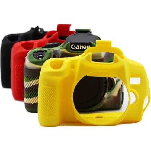 Soft Rubber Shoulder Silicone Protection Armor Skin DSLR Camera Body Case Cover Bag For Canon 850D T8i