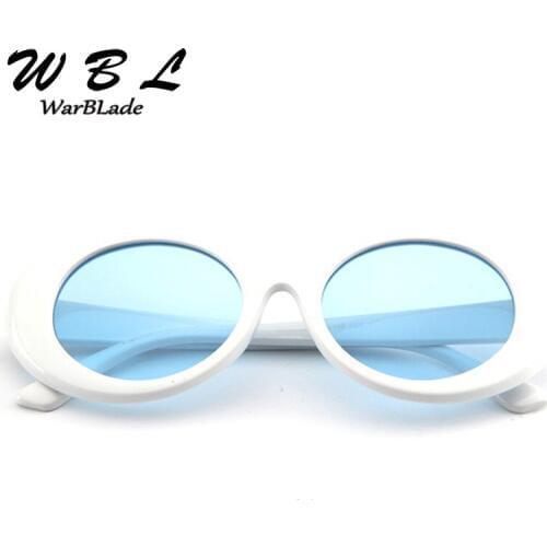 WarBLade Women Oval Sunglasses fashion Sunglasses Men Women Vintage Female Male Clear Lens Sun Glasses Retro