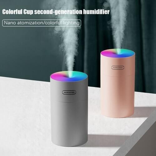 USB Air Humidifier Portable Mini Aroma Water Diffusere Home Office Spray Fogger Maker LED Lights Ultrasonic Car Aroma Humidifier