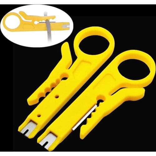 9CM Mini Portable Wire Stripper Knife Crimper Pliers Crimping Tool Cable Stripping Wire Cutter Multi Tools Cut Line Pocket Multi