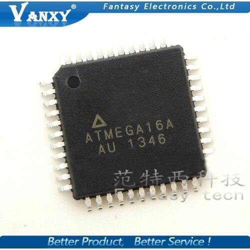 2PCS ATMEGA16A-AU QFP ATMEL TQFP44 16A-AU ATMEGA16A MEGA16A-AU Programmable Flash