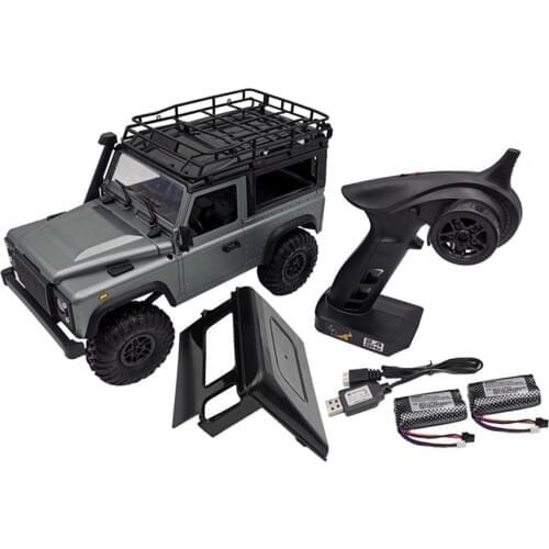 RC Crawler Car 1:12 2.4GHz 4WD Off-road Truck With Light Military Vehicle For Land Rover D90 MN99S Remote Control Truck Toy