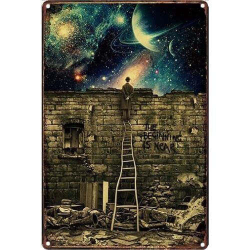 Retro Tin Metal Sign Vintage Plate Wall Pub Home Art Decor Car Iron Poster Cuadros LA-2401