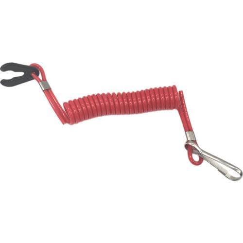 Universal Kill Switch Key Ignition with Lanyard for Yamaha Boat Engine -Red