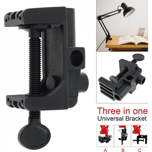 Desk Mounting Clamp Replace for Magnifier Lamp Mic Scissor Arm Stand Fit 5.2cm/2inch Thickness