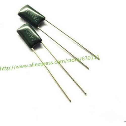 1000pcs Polyester Film Capacitor 2A102J 100V 0.001UF 1NF 2A102