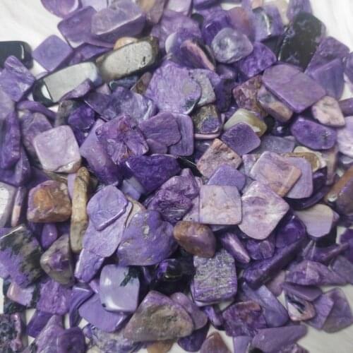50g Natural Charoite Crystal Gravel Tumbled Polished Chips Stones Healing Natural Stones and Minerals
