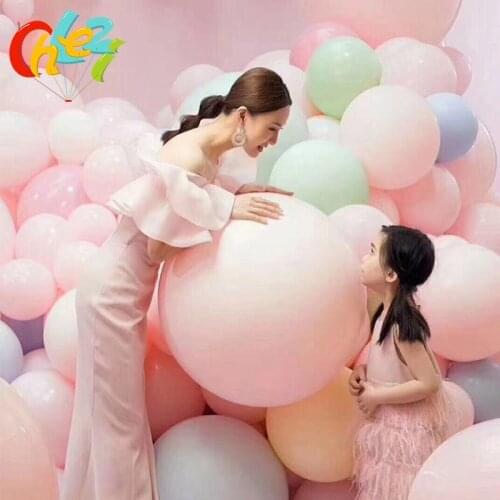 50pcs 18 inch Macaron Color Latex Balloons Wedding Decoration Baby shower Birthday Party Valentines Day Decoration Balloon