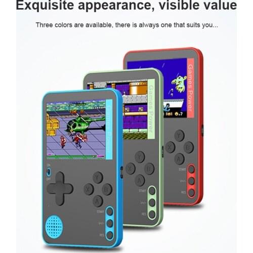 500 Games MINI Portable Retro Video Console Handheld Game Advance Players Boy 8 Bit Built-in Gameboy 2.4 Inch Color LCD Screen