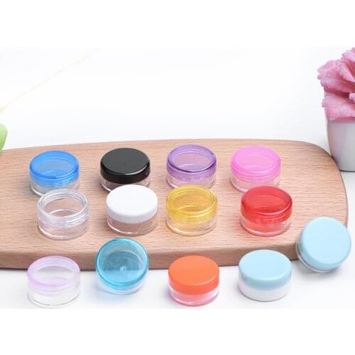 2017 Promotion 5000pcs 2g Transparent Cream Jar,2ml Clear Plastic jar, empty cosmetic containers