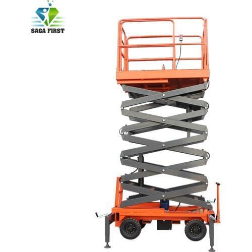 9m 500kg Hydraulic Movable Lift Platform Lift Scissor