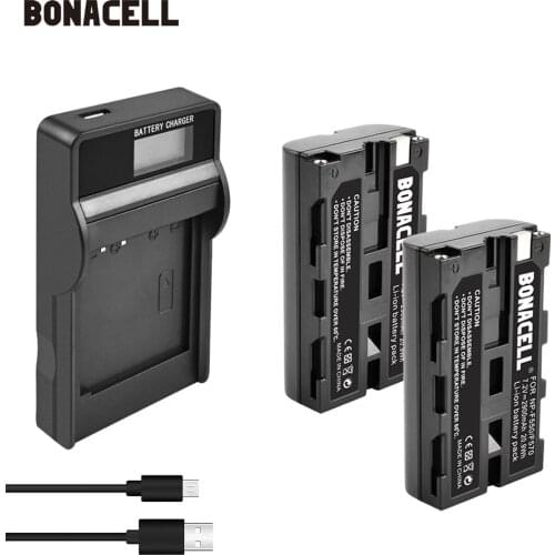 2900mAh NP-F550 NP F550 NP-F570 Camera Battery+LCD USB Charger For Sony NP-F330 NP-F530 NP-F570 NP-F730 NP-F750 CCD-TRV81 L70