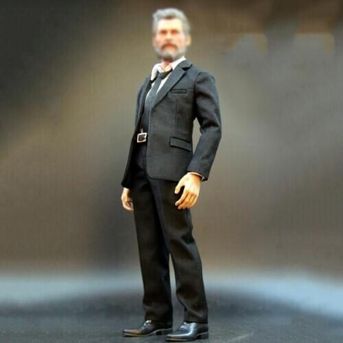 In Stock 1/6 Scale Male Figure Clothes Accessory Mens Suit Handsome Slim Set for 12 Inches Male Action Figure Body