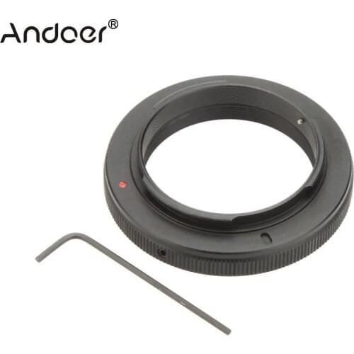Andoer T/T2 Telephoto Mirror Lens Adapter Ring for Nikon AI Mount Cameras