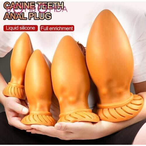 Big Dildo Super Huge Anal Plug Big Butt Plug Beads Anus Expansion Stimulator Soft Big Dildo Erotic Anal Sex Toys For Woman Men