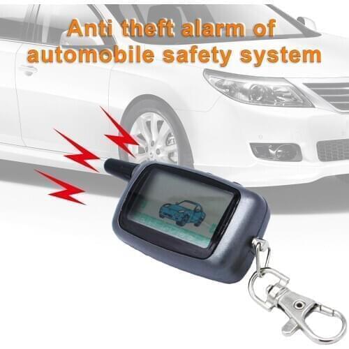 Universal A9 2-way LCD Remote Control KeyChain + A9 Silicone Case For Two Way Car Alarm System Twage Starline A9 Key chain Fob