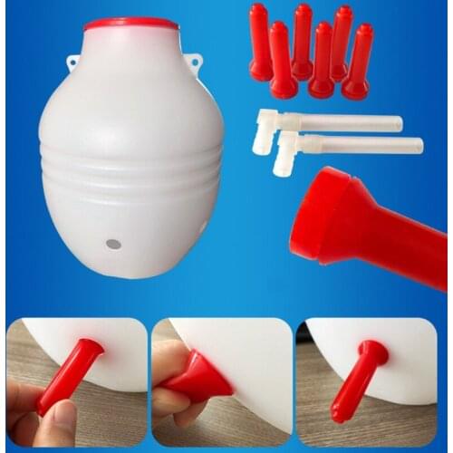 Lamb Milk Feeder Bottle Large Capacity Milk Bucket with Nipples Calf Goat Milk Feeder Bottle for Farm Lambs Piglets Dogs