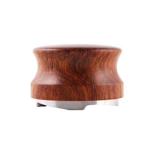 Four Angled Slope 58.35 MM Coffee Tampers Rose Wood Coffee Powder Hammer Espresso Maker Cafe Barista Tools Coffee Accessories