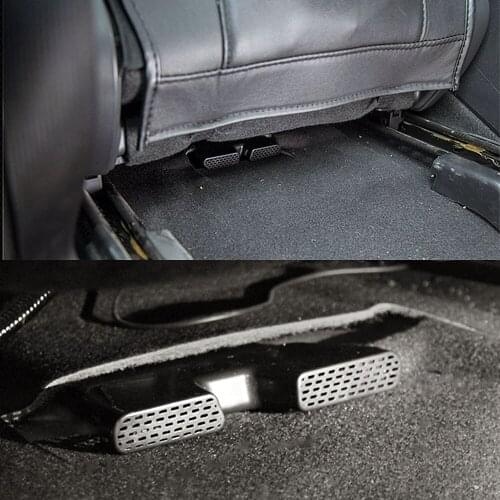 For Honda HR-V 2015-2020 Under Seat AC Heat Floor Air Conditioner Vent Outlet Grille Protective Cover Car Interior Trim
