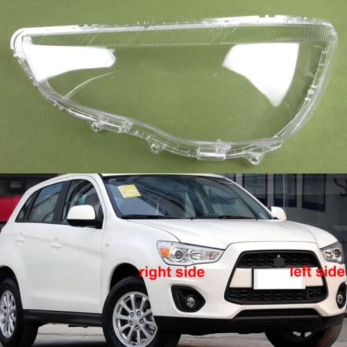 For Mitsubishi ASX 2013 2014 2015 2016 2017 2018 Headlight Cover Lamp Shade Headlights Shell Lampshade Headlamp Glass Lens