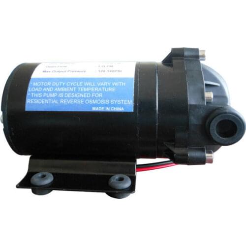 Food Grade DC 24V water purifier filtration system pump reverse osmosis system pump RO pump diaphragm booster pump 50GPD-800GPD