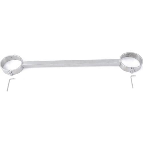 Leg Ankle Fixed Stainless Steel Spreader Bar Bondage Cuffs Erotic Game Sex Tools Adult Toys For Couples Torture Slave Restraints