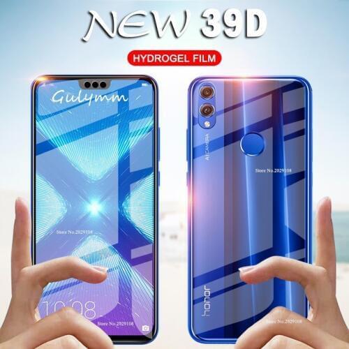 39D Front and Back Hydrogel Film For Huawei P40 P30 Lite Pro Screen Protector For Honor 20 30 S X10 9X 10 Lite Ultra thin Film