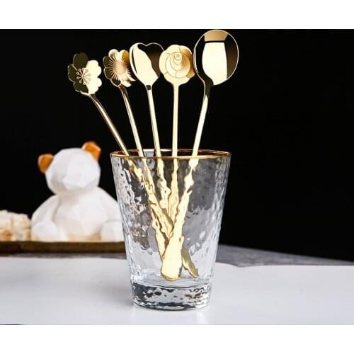 Creative dessert spoon cute ice cream mixing spoon coffee spoon