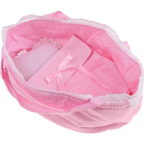 Lovely Baby Dolls Sleeping Bag Set for 26-28cm Dolls Accessories Sleepover Bag Generation Doll Pink Sleeping Bag Set