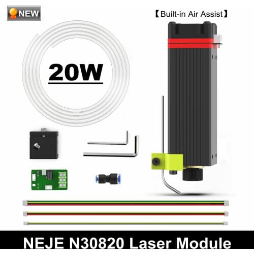 NEJE 30W Laser Module Kit Engraving Cutting Laser Head 450nm Blue Light With TTL/PWM Modulation,for Laser Engraver DIY Creation