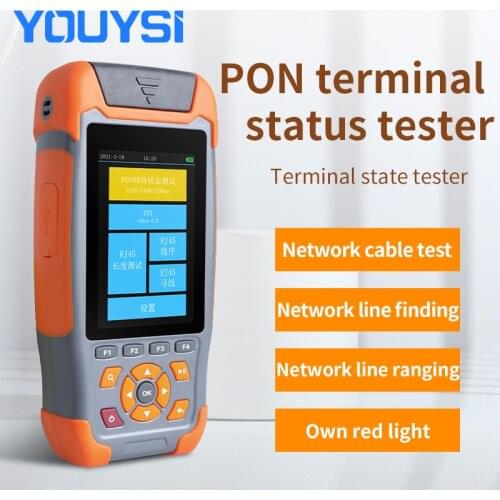 YOUYSI -308 ONU online test PON Termination status Tester with 5MW VFL