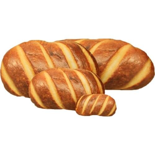 Lifelike Bread Plush Toy Pillow reallife Stuffed Soft Food Toast Doll Cute Fast Food Cushion Home Decor Kids Birthday Gift