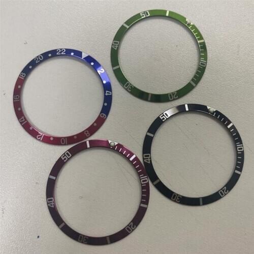 Replacement Aluminum 36.5MM Watch Bezel Insert Ring for Watch Band Repair Parts